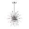 Z-Lite Burst 6 Light Chandelier, Chrome & Clear 4003-6CH - alternate 1